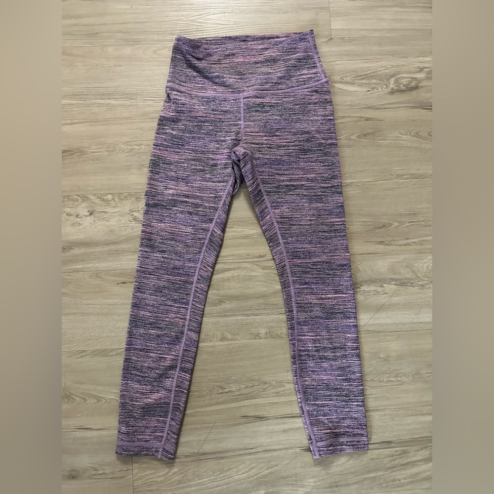 Lululemon 4 Purple Pink Yoga Pants Tights Leggings